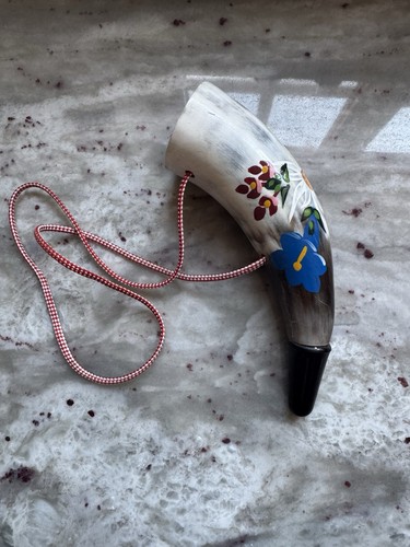 Vintage swiss blowing horn - swiss,