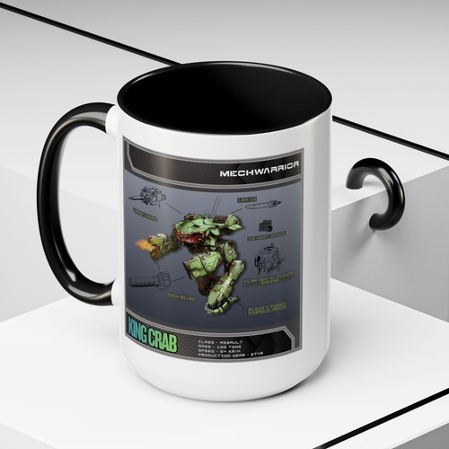 Mechwarrior king crab mug 11 - king, (11