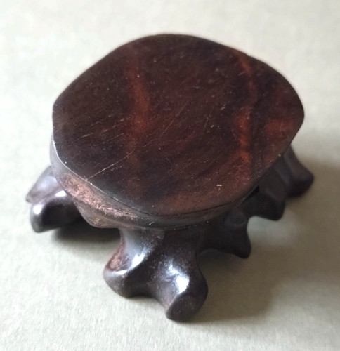 Carved ironwood single tier - carved,