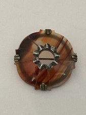 Antique Scottish Agate Brooch