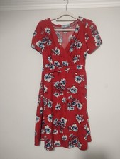 Dickins And Jones Red Floral