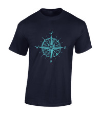 NAUTICAL COMPASS MENS T SHIRT