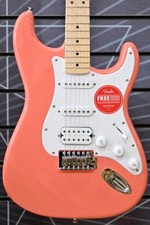 Fender Squier Sonic Stratocaster HSS Tahitian Coral Electric Guitar
