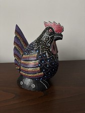 hand-carved and painted wooden