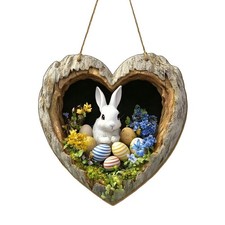 Spring Festive Wooden Bunny