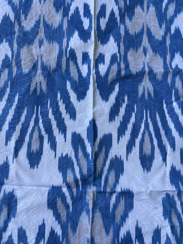 Uzbek ikat fabric silk - ikat, 50%silk