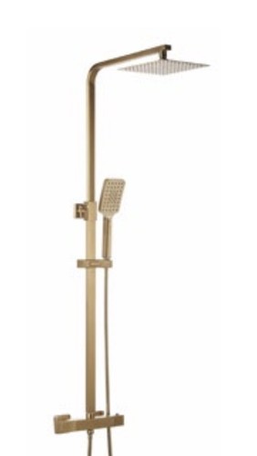 Square thermostatic bar mixer - square,