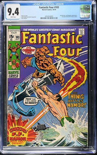 Fantastic four 103 cgc 9 - fantastic, #103