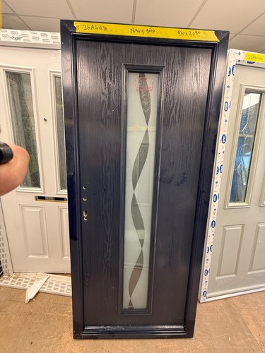 New composite door navy - new,