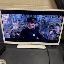 Bush 24" White Smart TV ELED24HDSDVDWA Built in DVD Player HDMI - No Remote