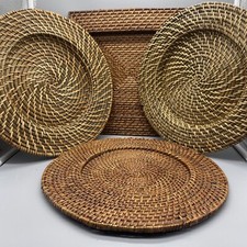 Wicker Rattan Woven Charger
