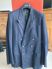 Vtg 40s Mens Navy Blue Double