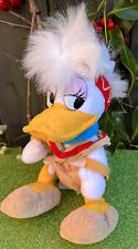 DISNEY STORE DUCK  Frontier Land Daisy Duck 9” Plush Soft  Toy Beanie + TAGS NEW