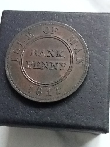 1811 isle man bank penny - of,