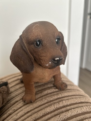 Dachshund puppy figurine - dachshund,