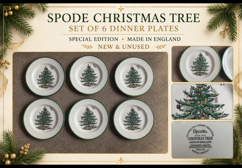 Spode christmas tree - tree, dinner