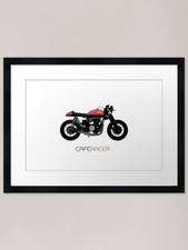 Cafe Racer Framed Art Print