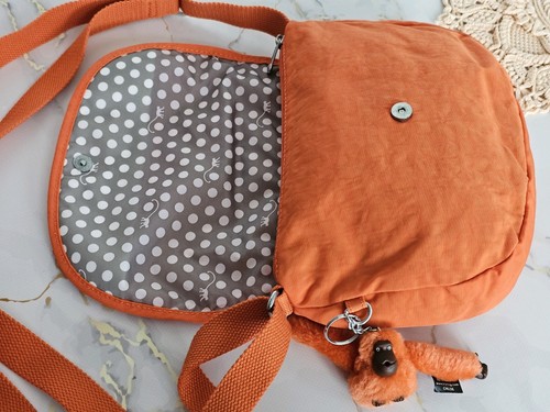 Kipling small orange crossbody - orange,