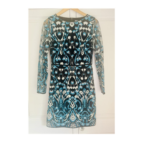 Reiss black blue white floral - black/blue/white,