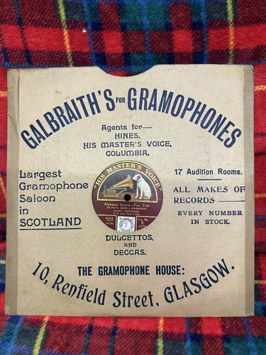 Gramophone shellac record - gramophone,