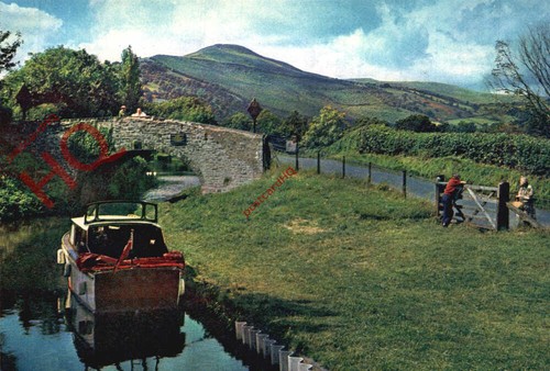 Postcard llangynidr - postcard;,