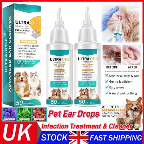 Pet ear drops infection - pet,