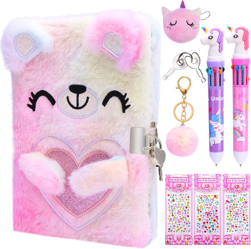 Diary with lock for girls - diary,
