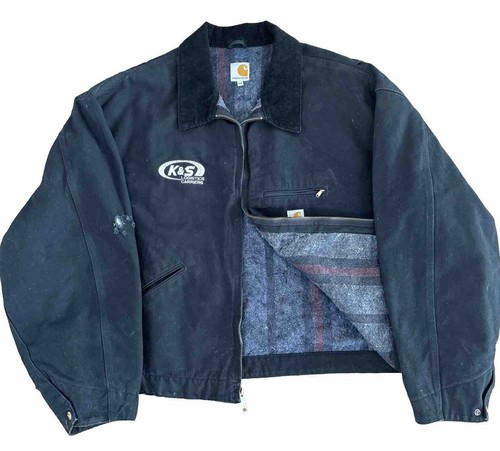 Vtg black carhartt j001 - vtg,