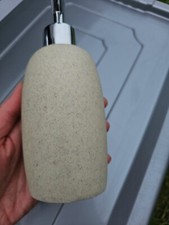 New Dunnes Stone Resin  Soap Dispenser Grey Beige One size 