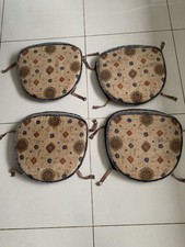 4 x ERCOL Original Seat Pads Cushions Quaker Goldsmith Dining Chairs.