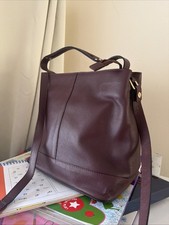 Clarks Burgundy Leather