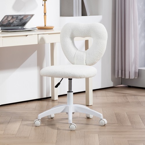 Homcom armless heart desk - homcom,