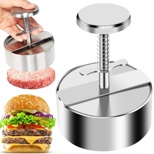 1pc stainless steel - stainless, hamburger