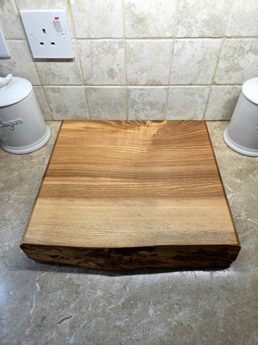 Handmade thick live - edge, olive