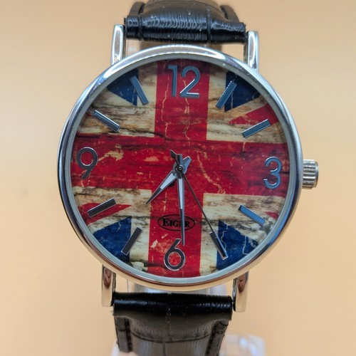 Eiger union jack quartz watch - eiger,