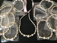 Job Lot Bundle 10 Faux Pearl