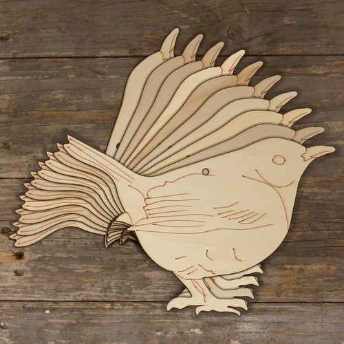 10x wooden wren - side, on