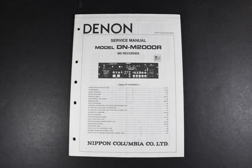 Denon m2000r recorder - dn-m2000r,