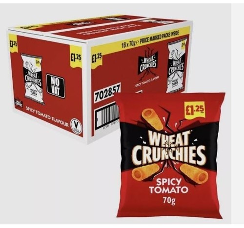 Wheat crunchies spicy tomato - wheat,