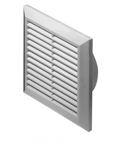 Air vent grille with duct - grille,