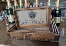 49cm Bollinger Champage Wooden