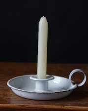 Vintage White Enamel