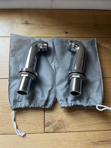 Chrome bath tap legs - chrome, /