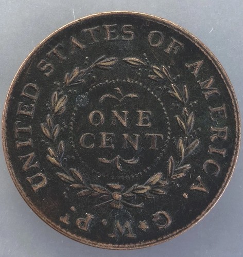 1792 usa birch cent - 1792, restrike