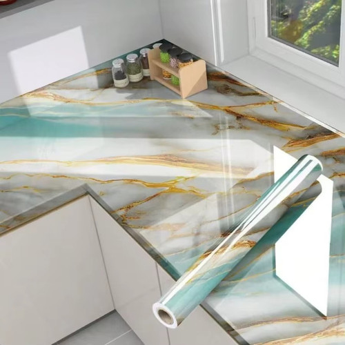Fablon white black marble - fablon,