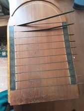 Vintage shove halfepenny board plus 12 halfpennies