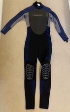 C-Skins Men's Size Medium Tall MT 3:2 Wetsuit with Key Pocket Full Length Blue 