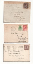 GB Covers - 1929 Postal Union Congress 3 x covers - Mixed Condition