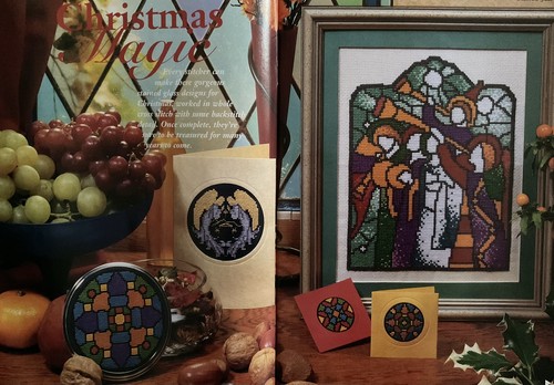 Cross stitch chart stained - stitch,