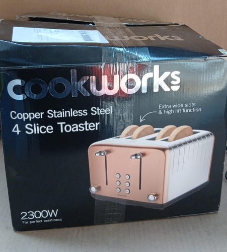 Toaster pyramid slice copper - toaster,